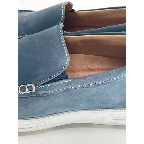 Samuel Hubbard Shoes Loafers Boat Slip On Men Size‎ 9. 5 Blue Suede Blue Skies main image 6